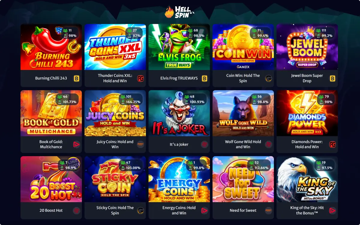 HellSpin Spilakassar á Netinu HellSpin Spilakassar á Netinu